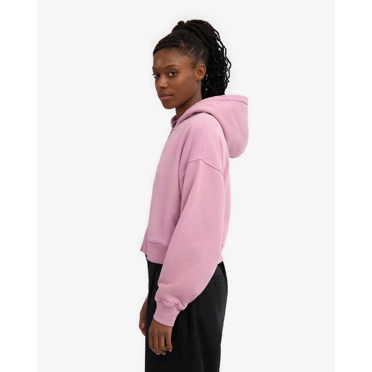 Organic Crop Zip Hood Colorful Standard