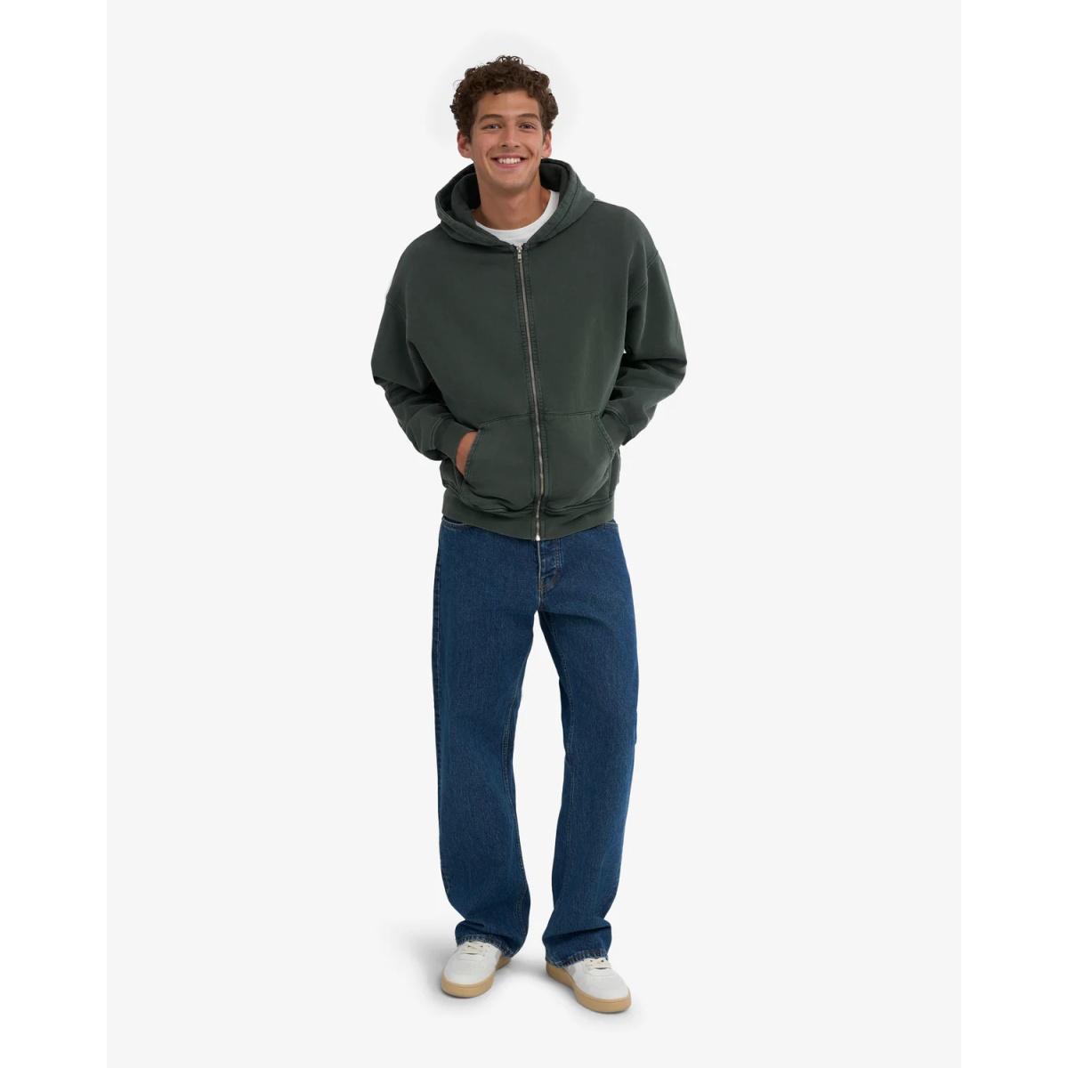 Organic Oversized Zip Colorful Standard