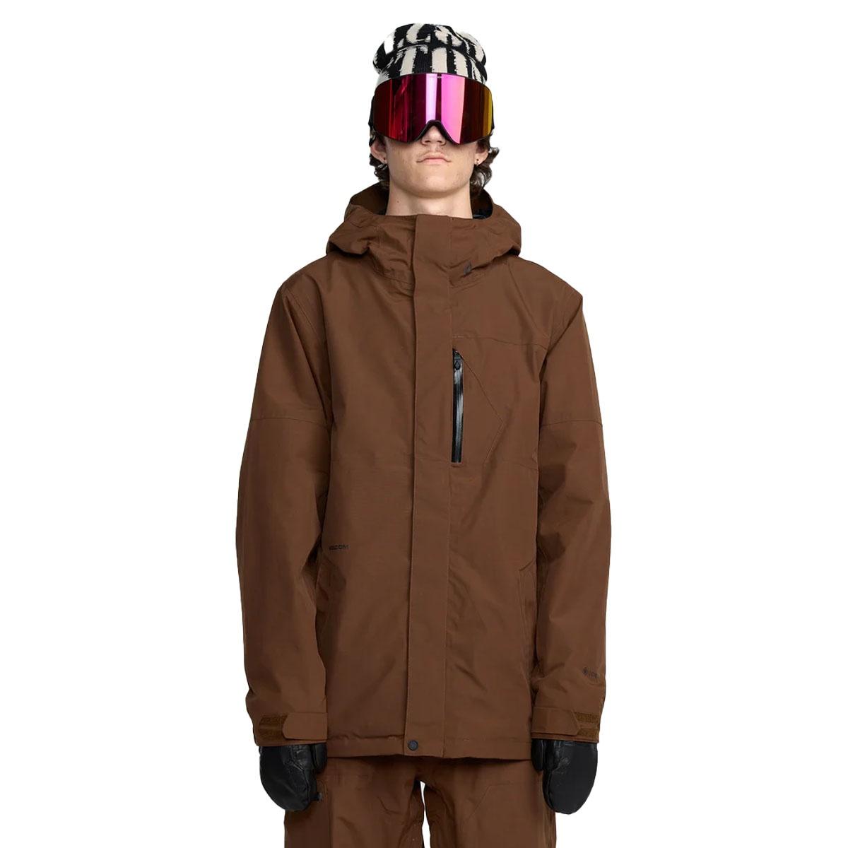 L goretex jacket brown