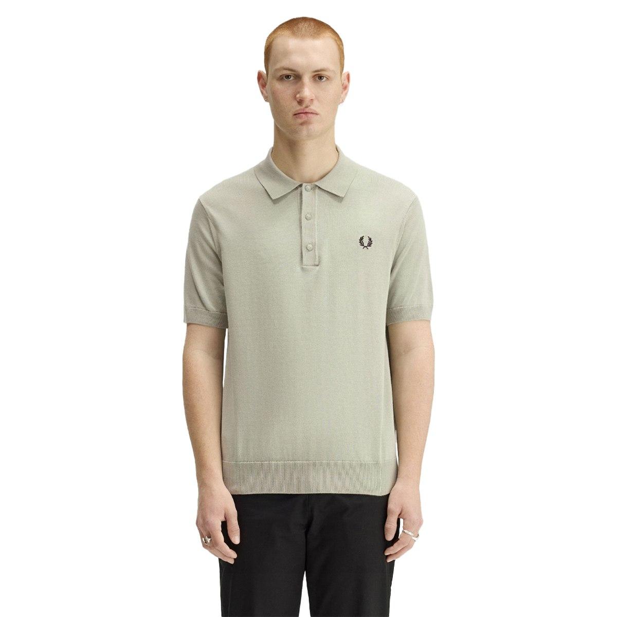Polo in Maglia di Cotone Fred Perry