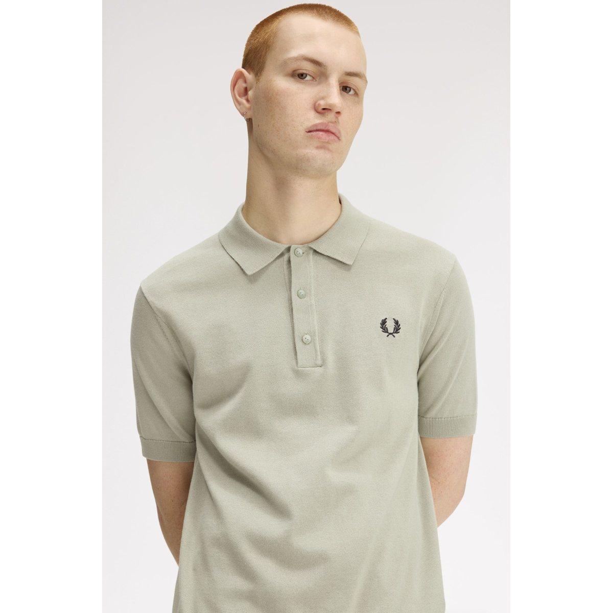 Polo in Maglia di Cotone Fred Perry