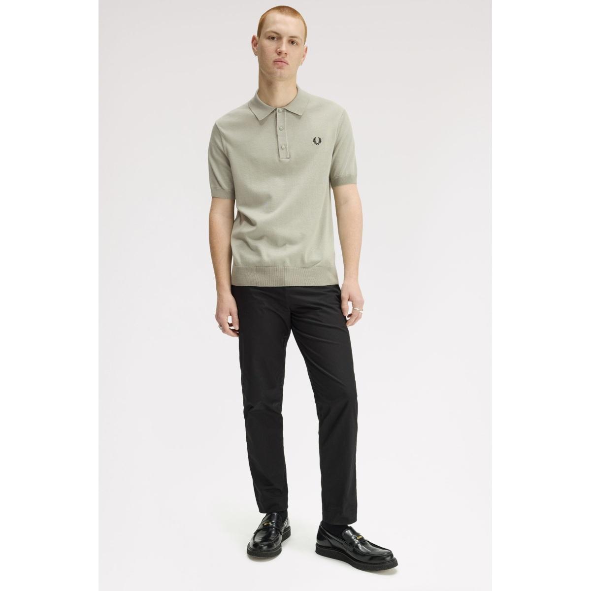 Polo in Maglia di Cotone Fred Perry