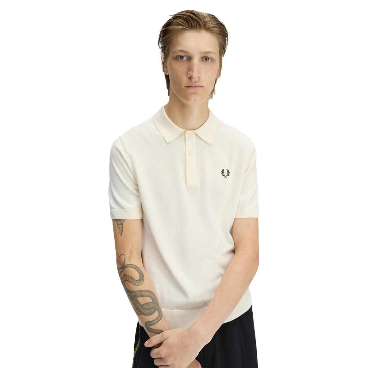 Polo in Maglia di Cotone Fred Perry