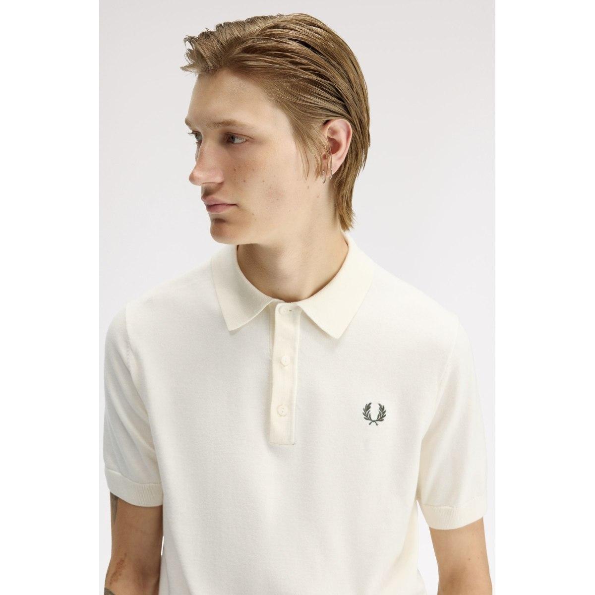 Polo in Maglia di Cotone Fred Perry