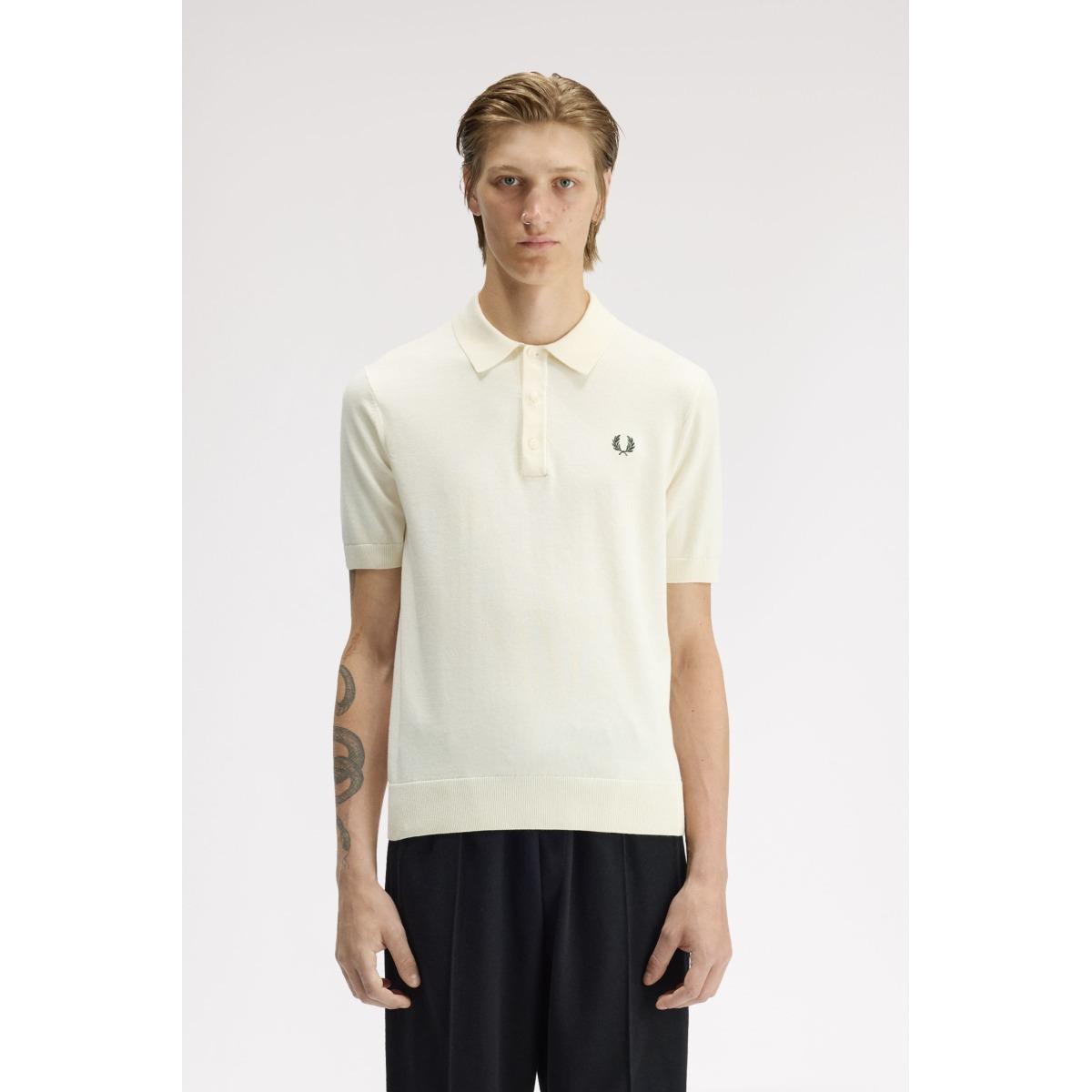 Polo in Maglia di Cotone Fred Perry