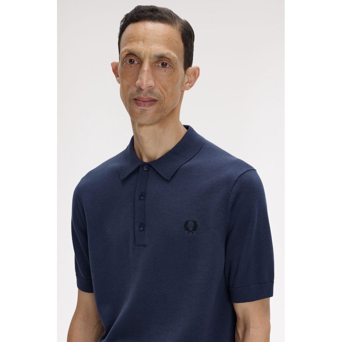Polo in Maglia di Cotone Fred Perry