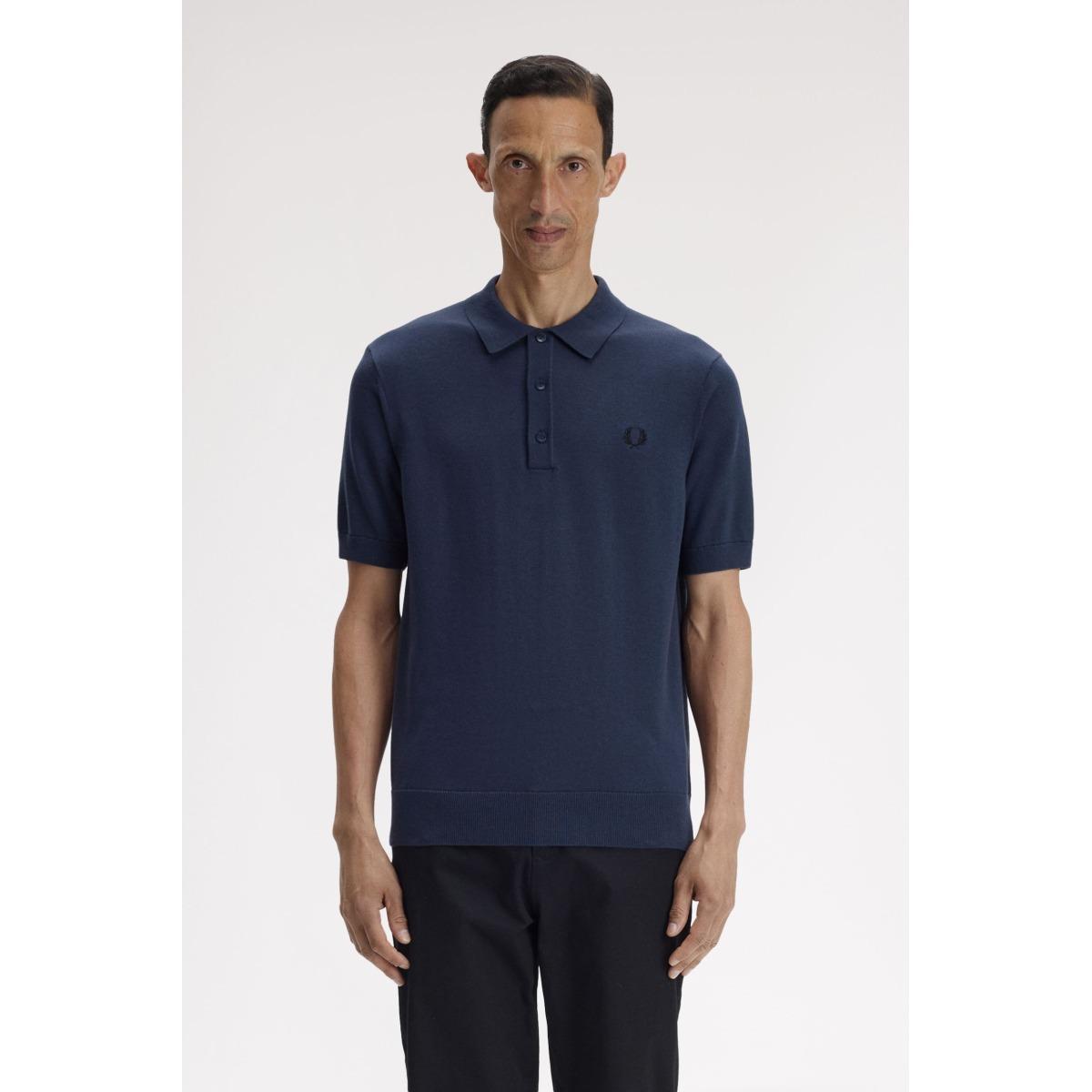 Polo in Maglia di Cotone Fred Perry