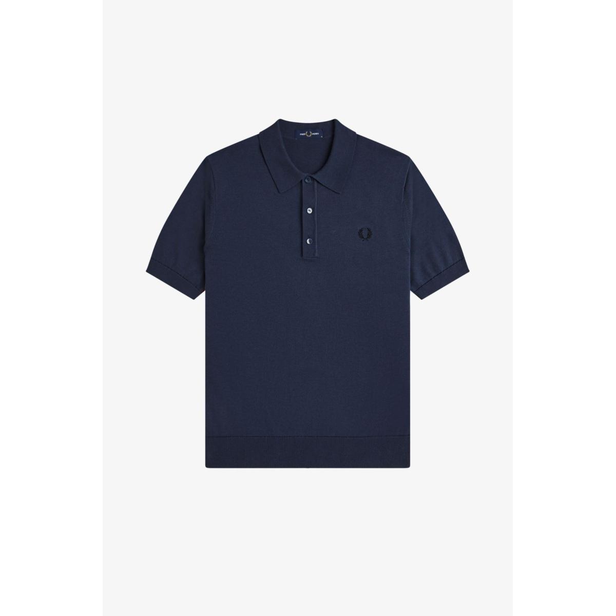 Polo in Maglia di Cotone Fred Perry