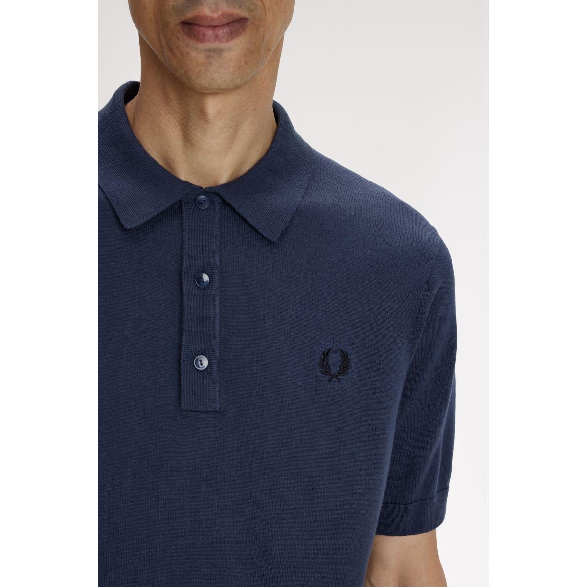Polo in Maglia di Cotone Fred Perry