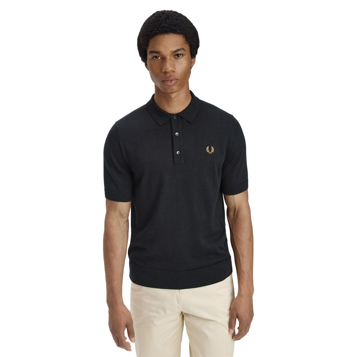 Polo in Maglia di Cotone Fred Perry