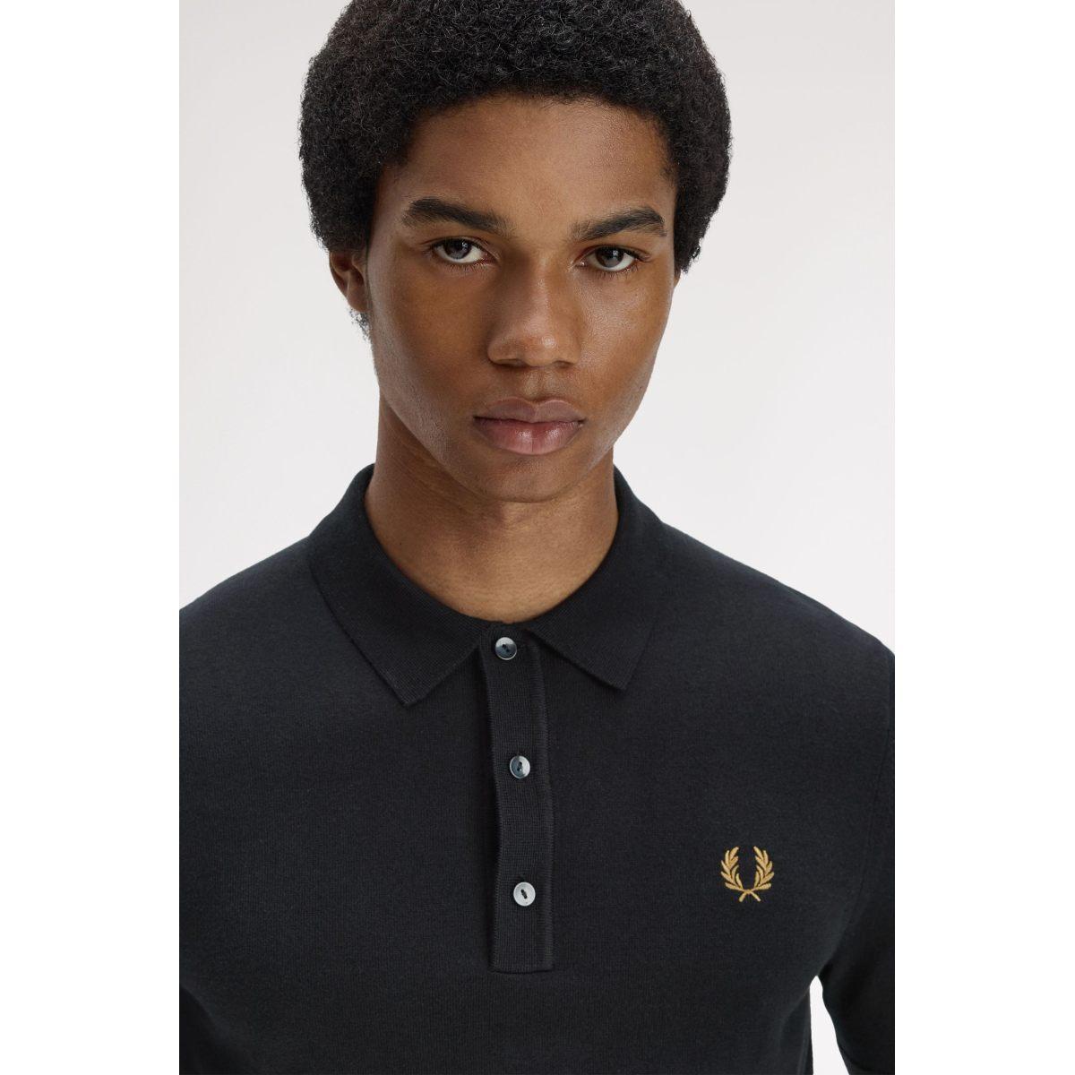 Polo in Maglia di Cotone Fred Perry