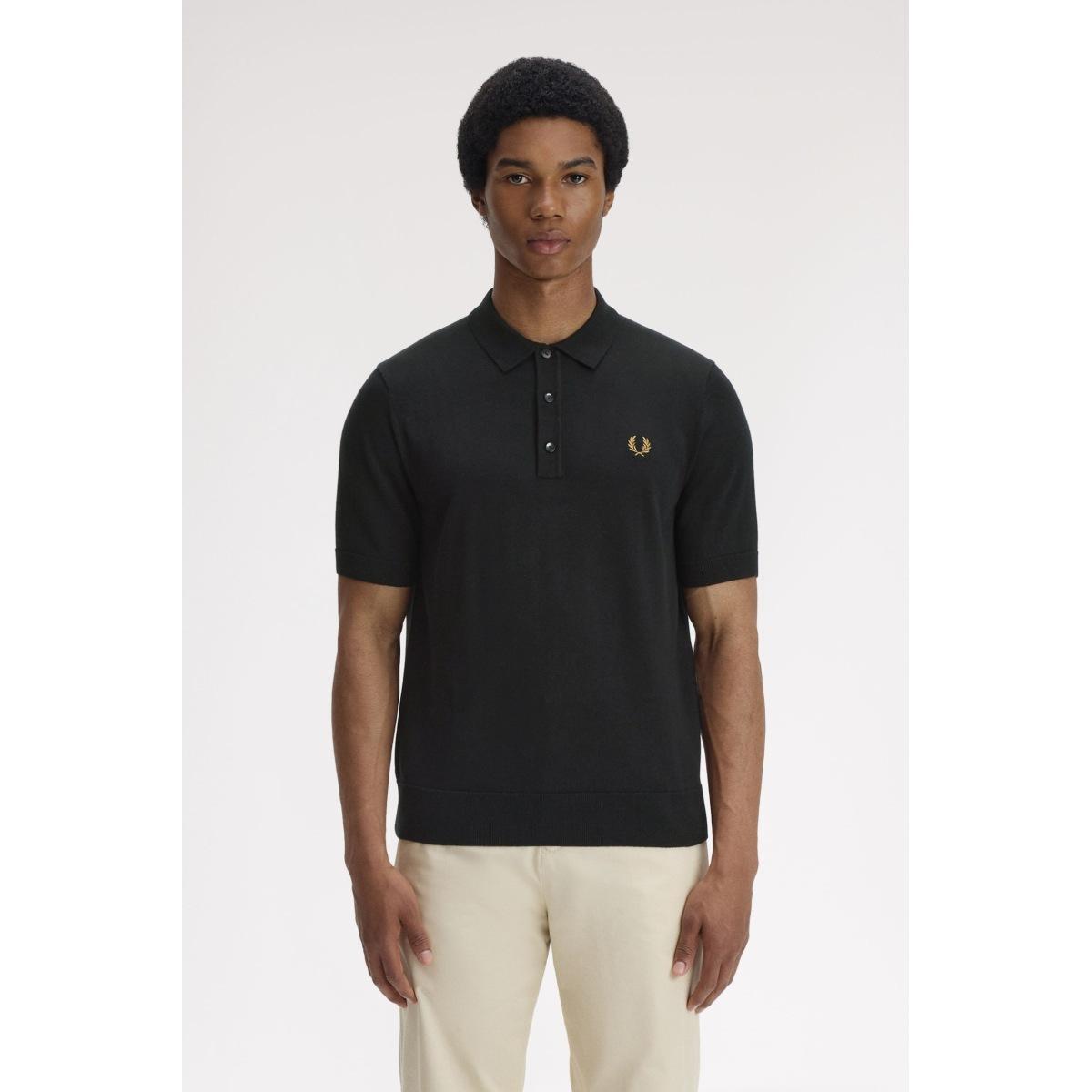 Polo in Maglia di Cotone Fred Perry