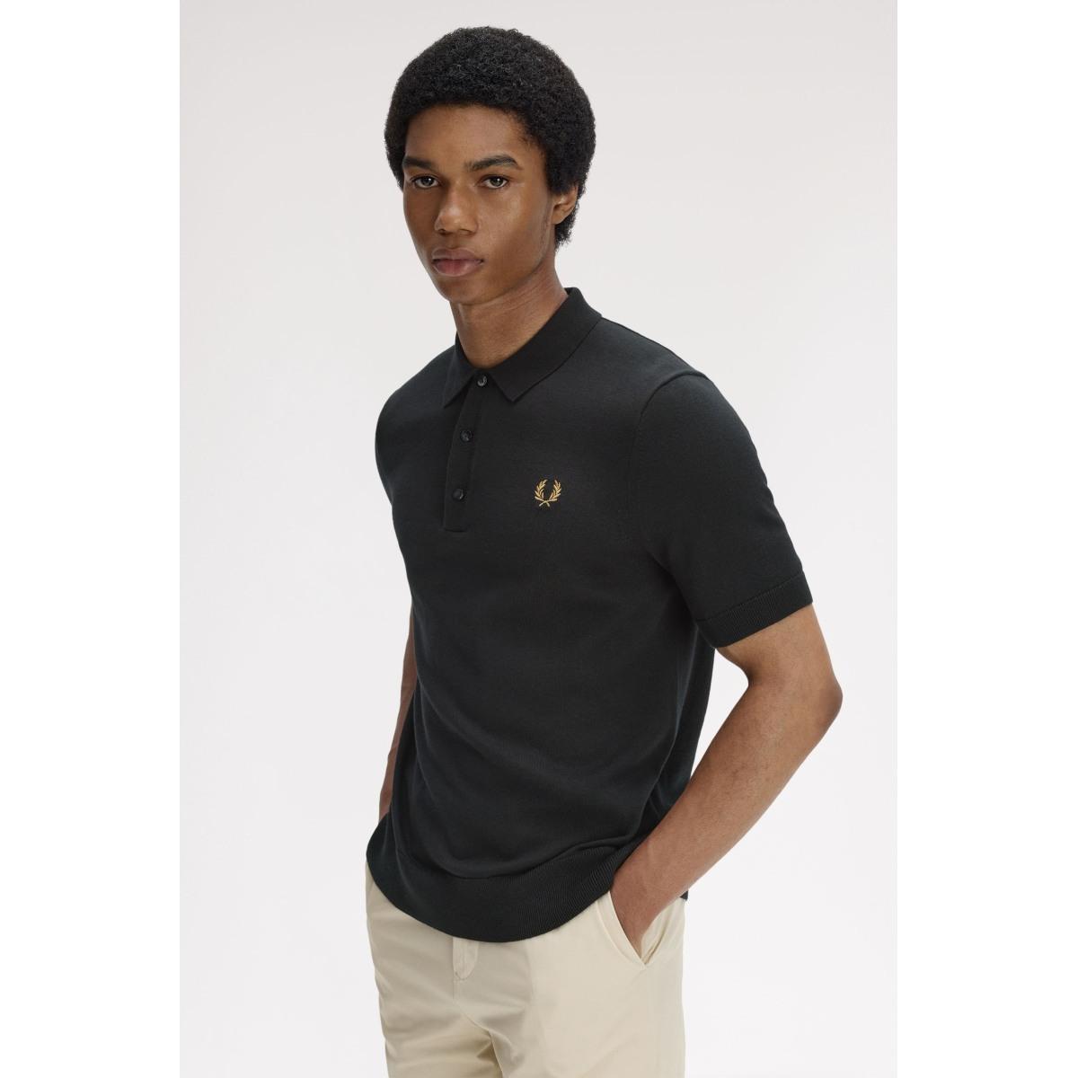 Polo in Maglia di Cotone Fred Perry