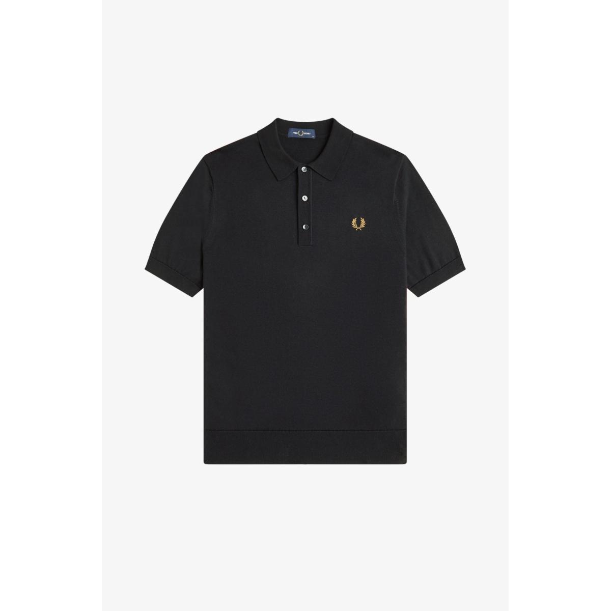 Polo in Maglia di Cotone Fred Perry