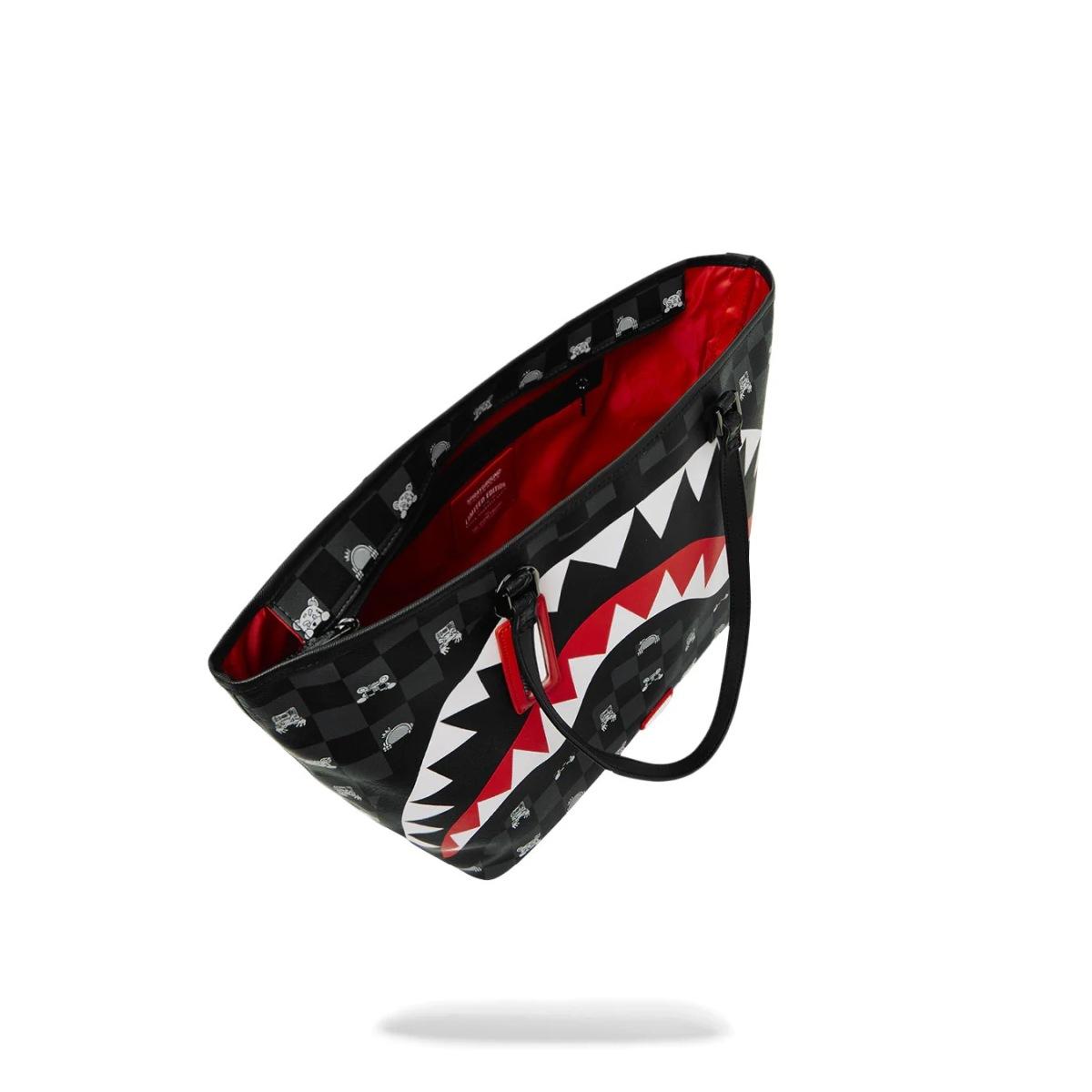 Gray Peeking Character Check Sprayground