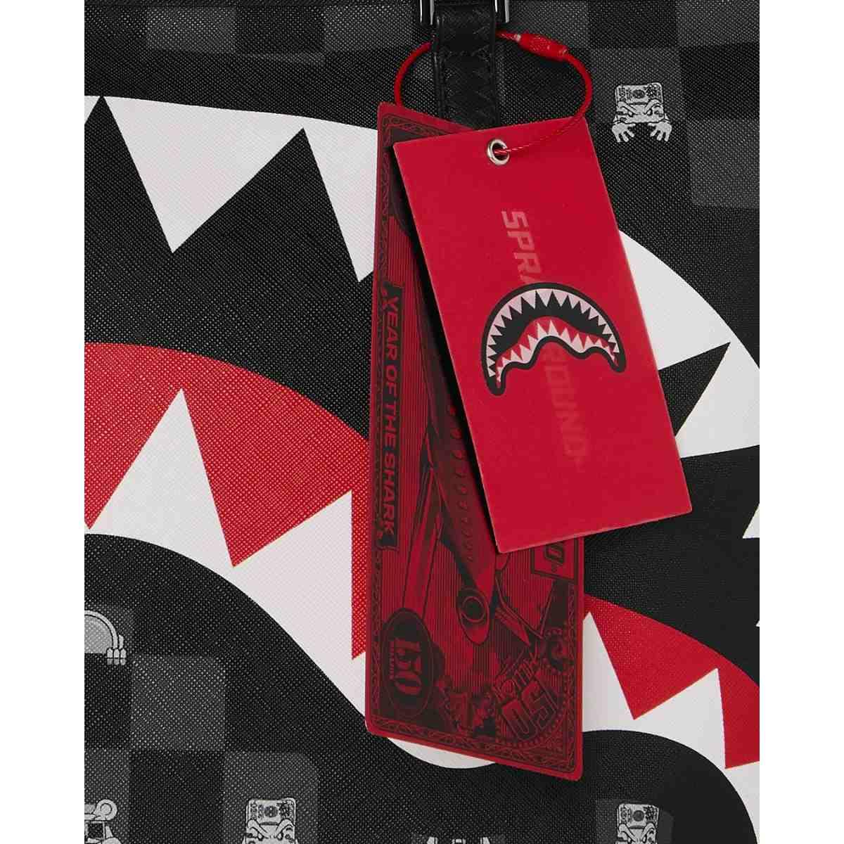 Gray Peeking Character Check Sprayground