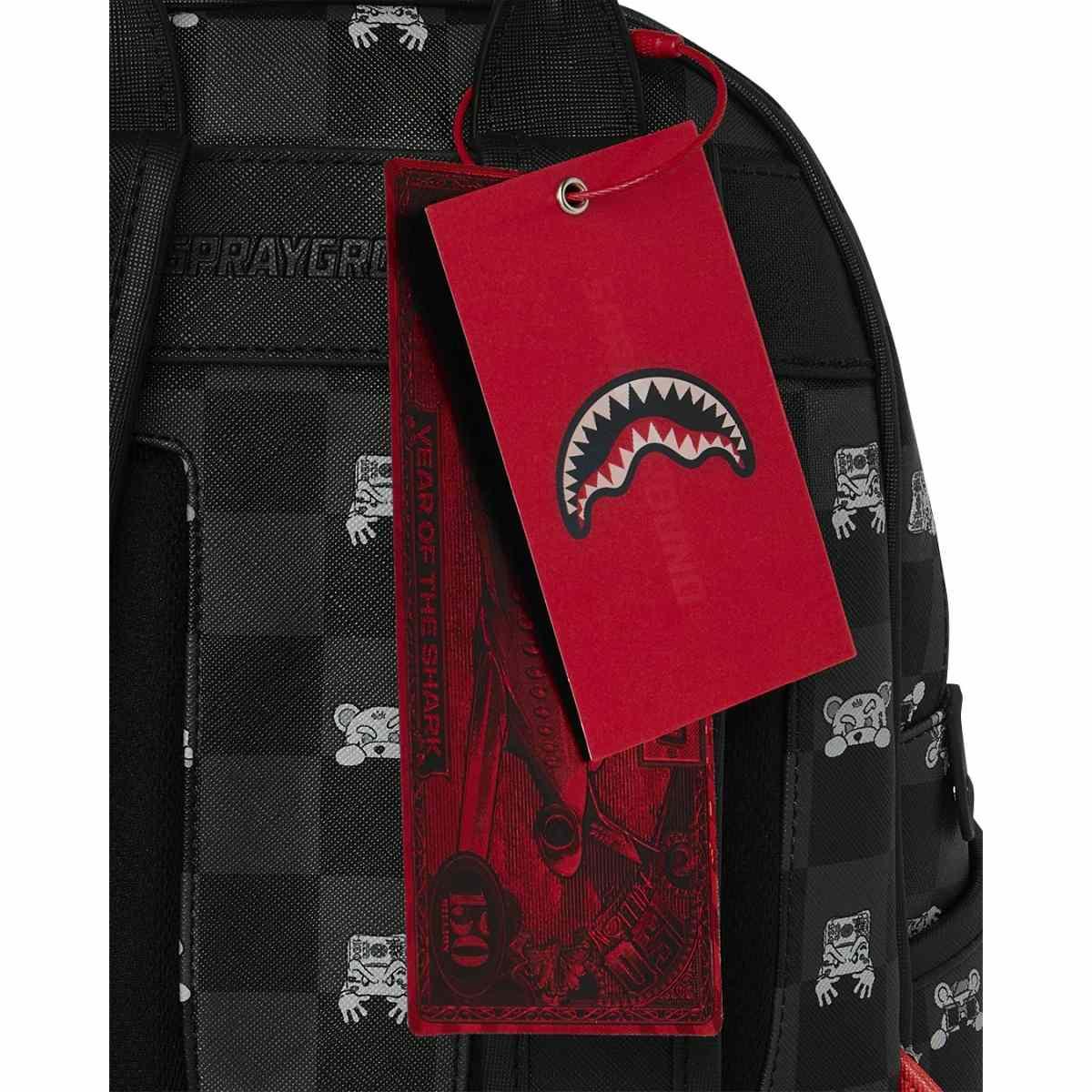 Gray Peeking Character Check Savage Sprayground