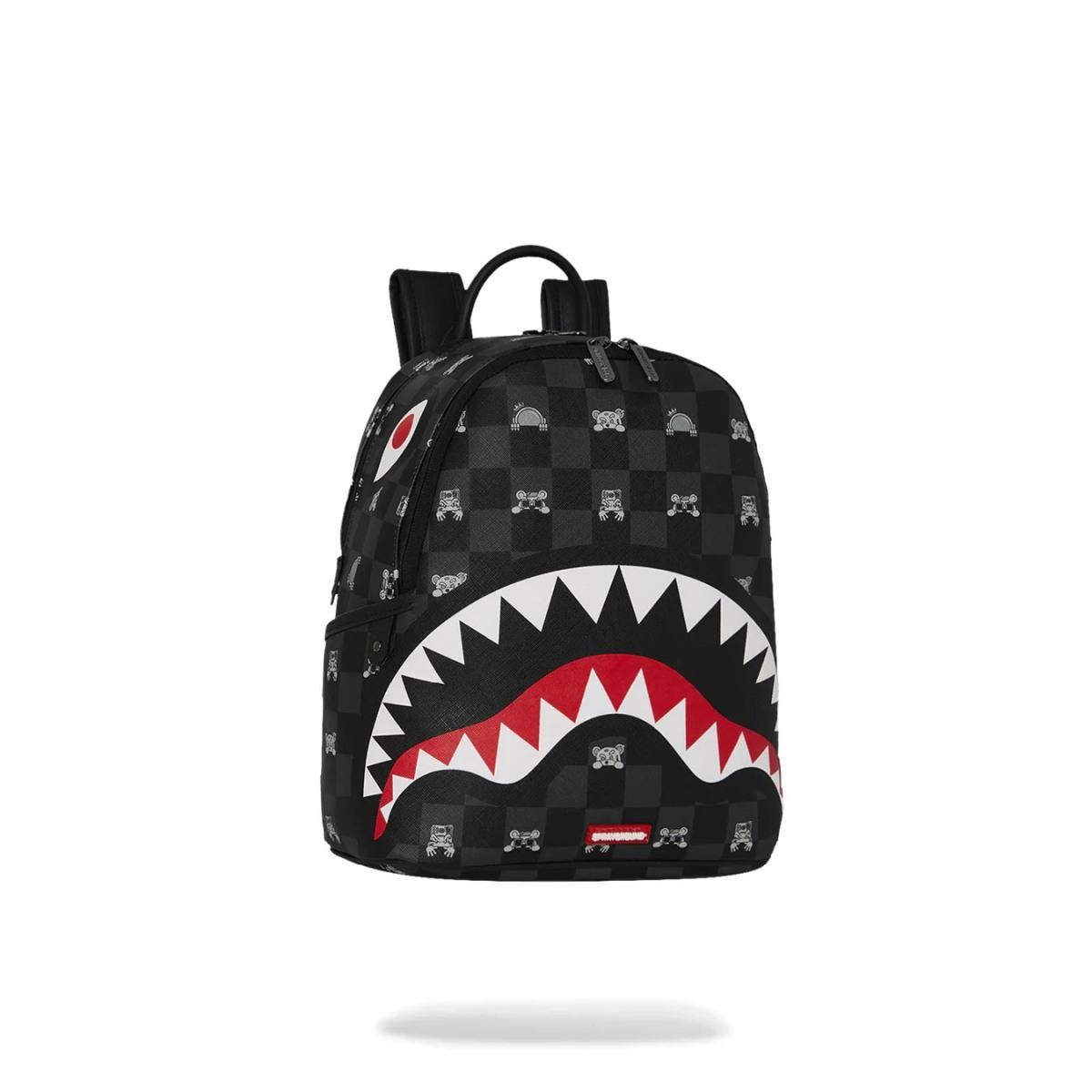 Gray Peeking Character Check Savage Sprayground