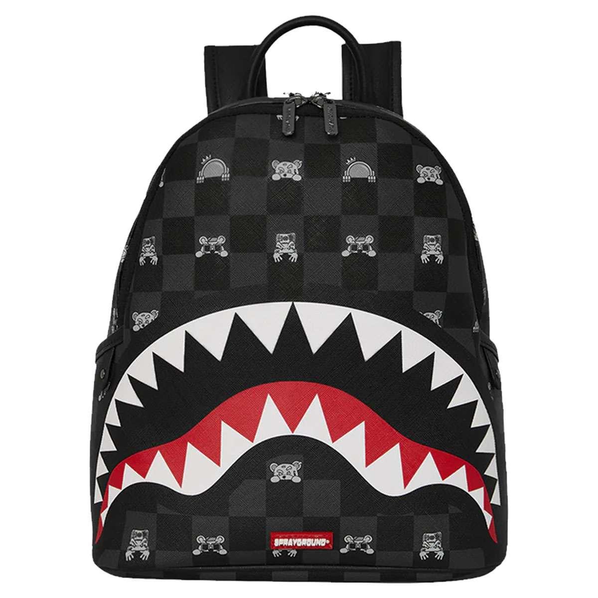 Gray Peeking Character Check Savage Sprayground