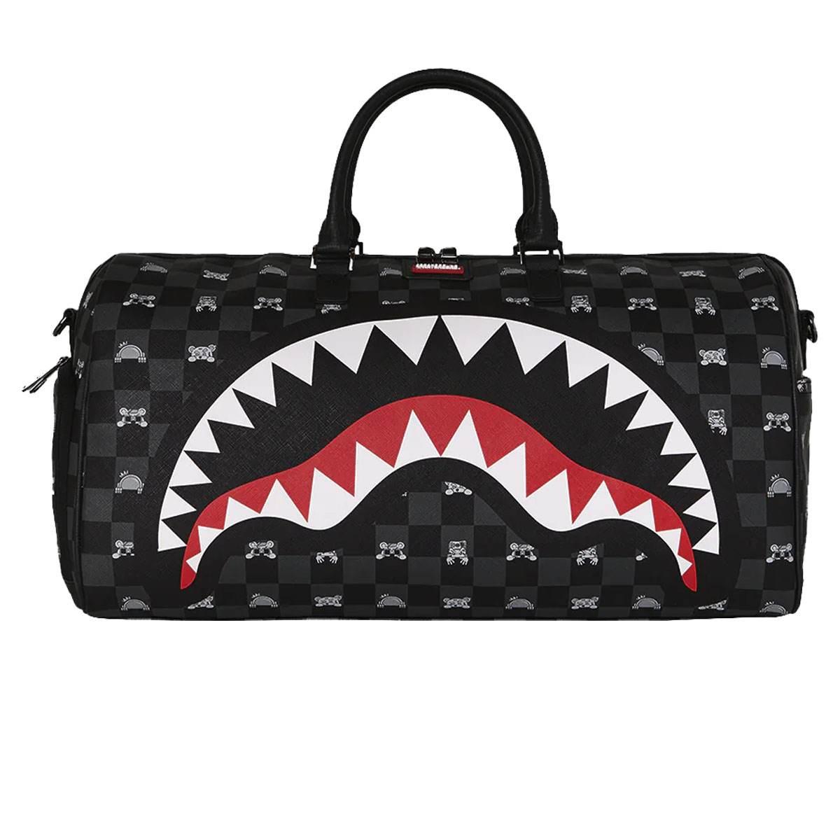 Gray Peeking Character Check Sprayground