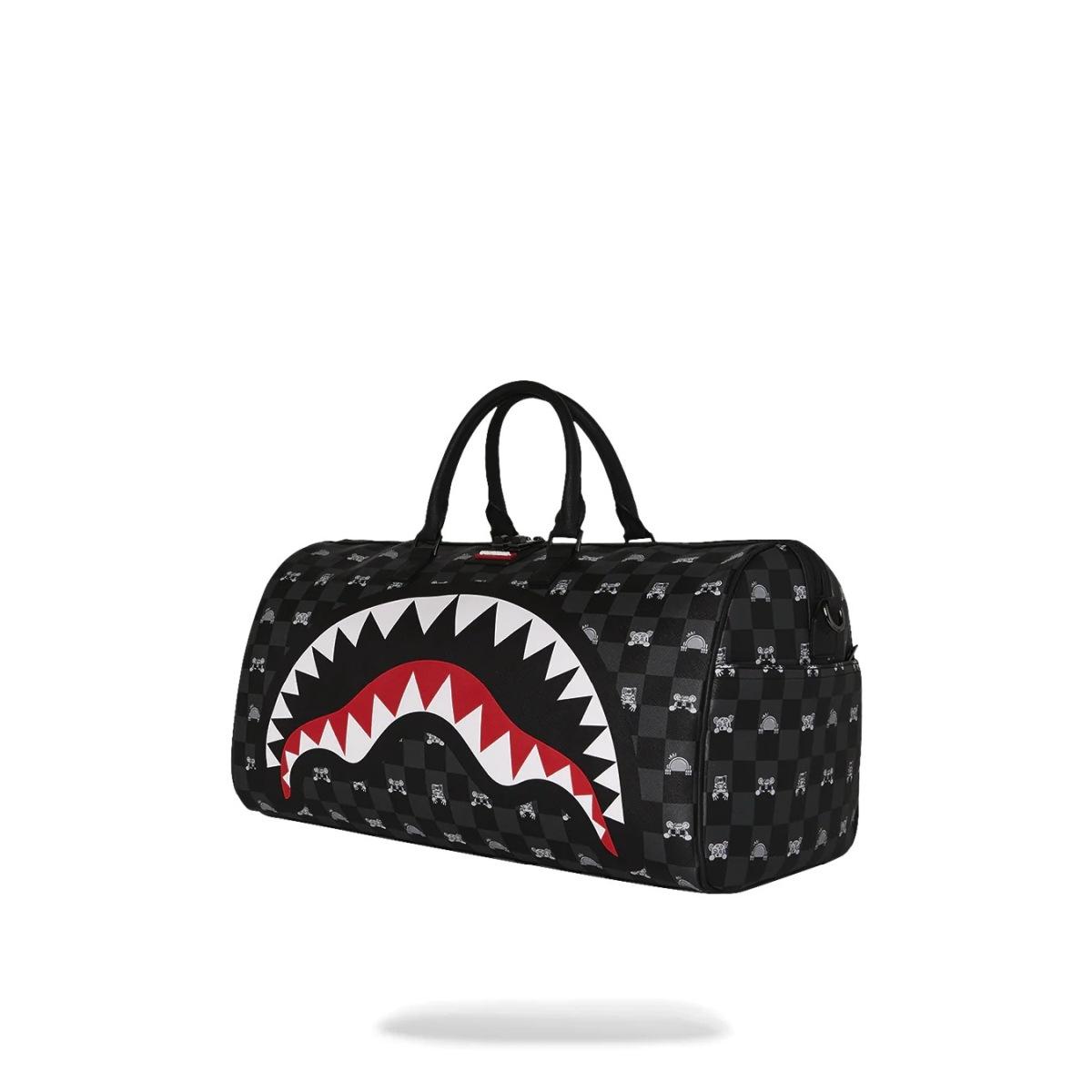 Gray Peeking Character Check Sprayground