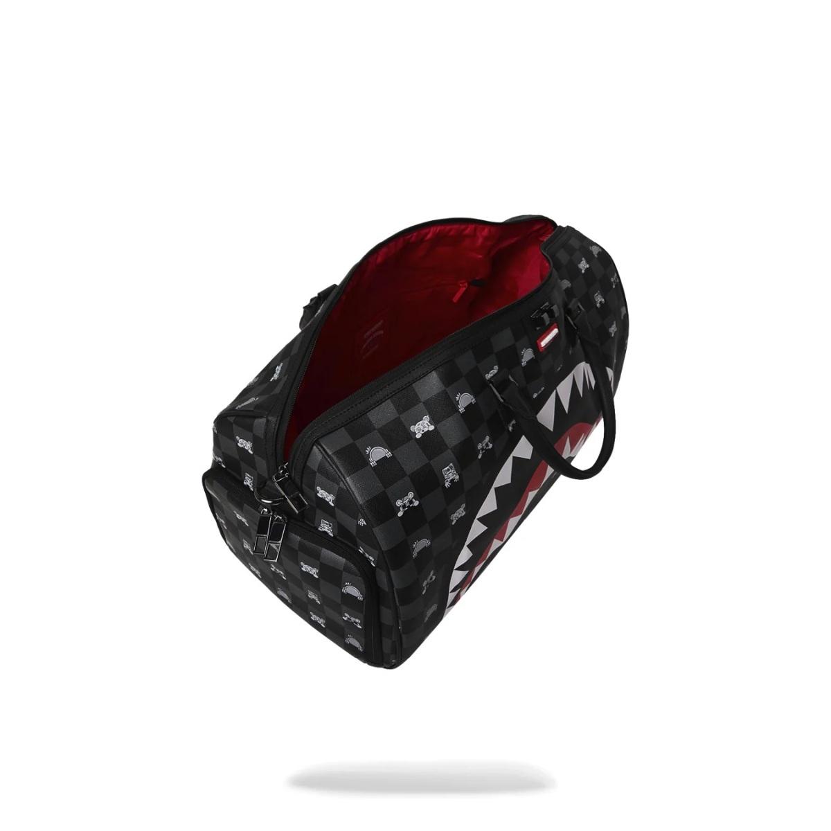Gray Peeking Character Check Sprayground