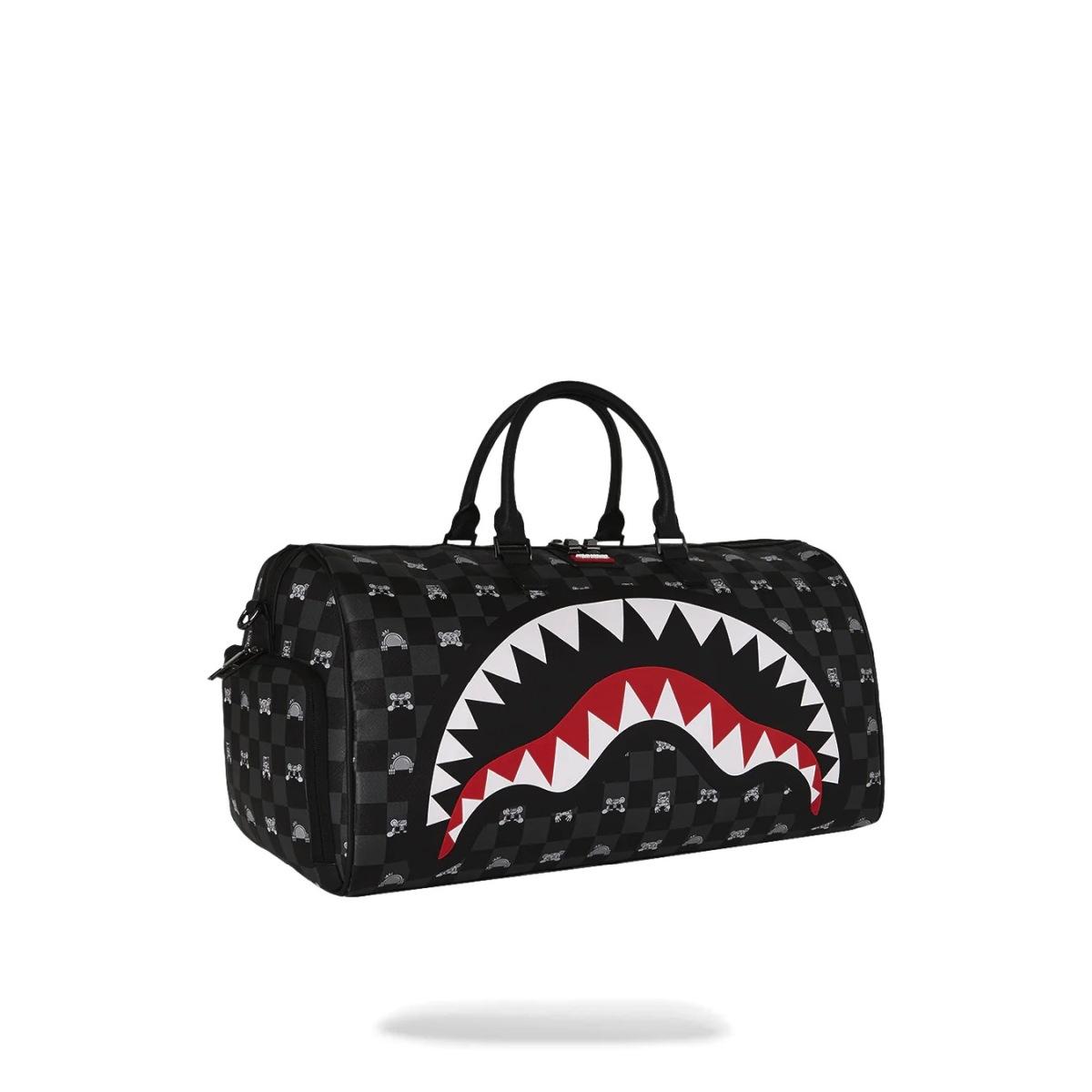 Gray Peeking Character Check Sprayground