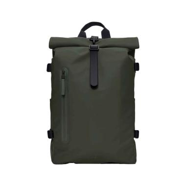 Rolltop rucksack green