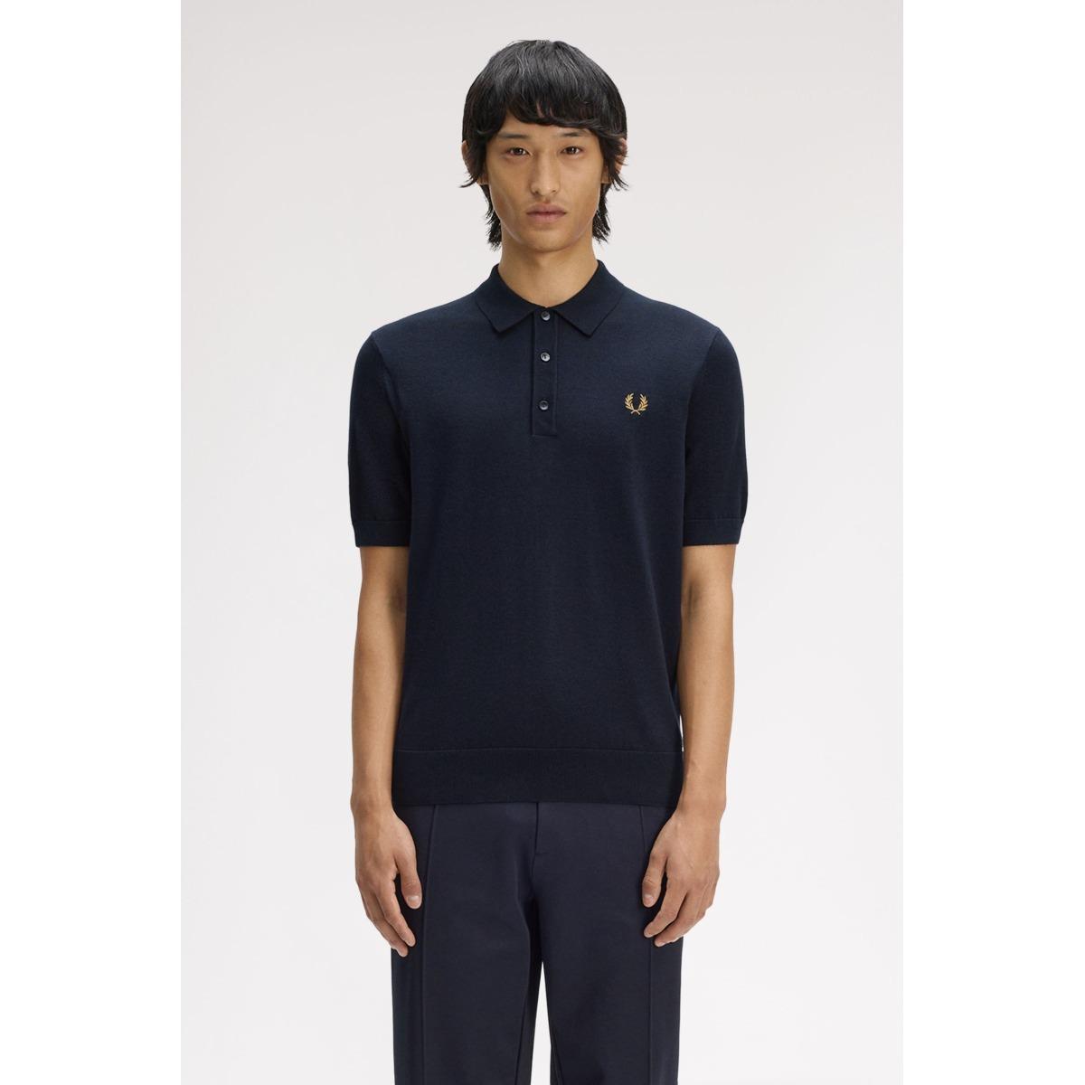 Long Staple Cotton Knitted Fred Perry