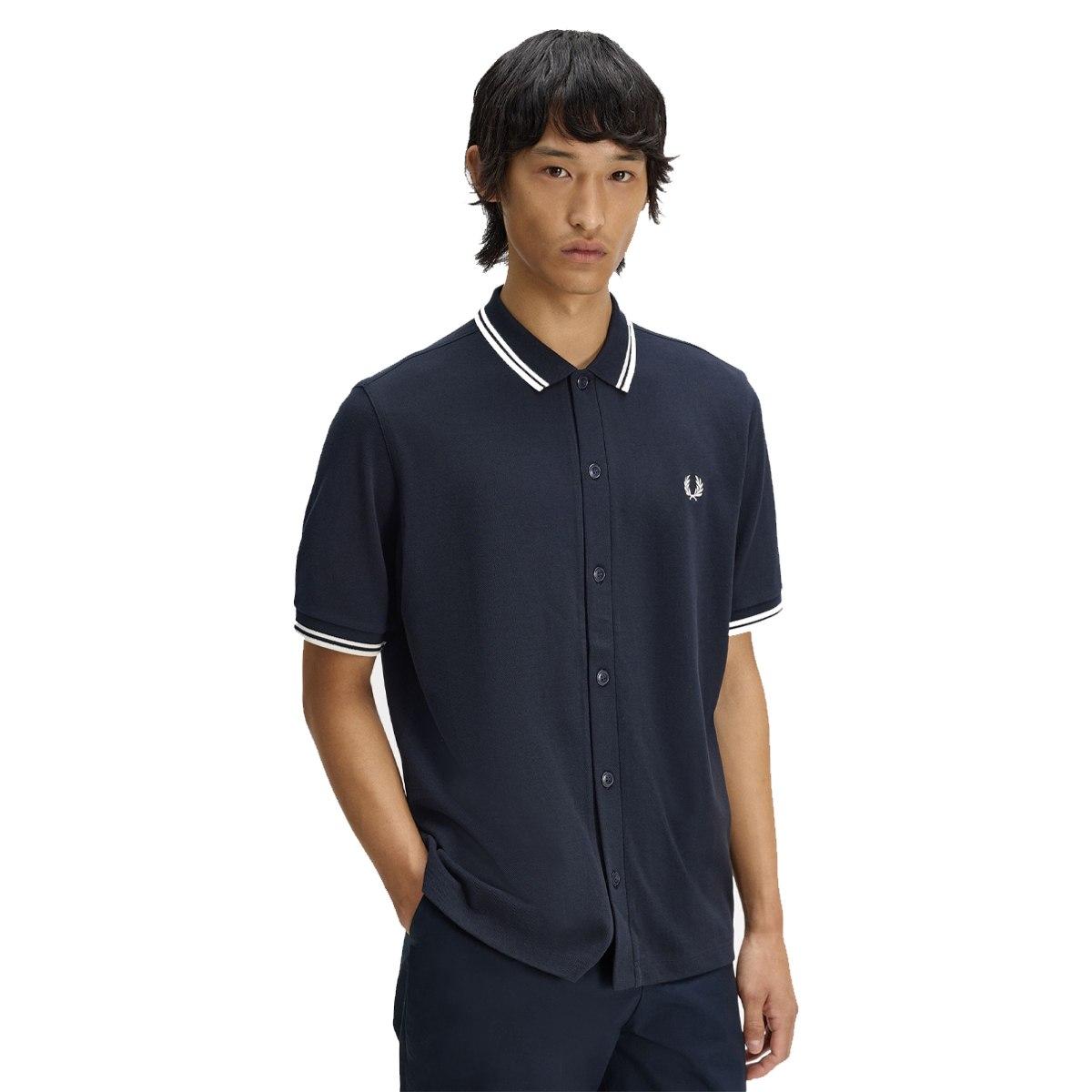 Button Through Fred Perry