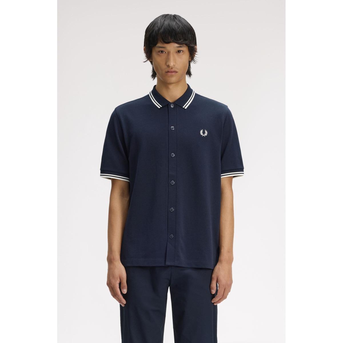 Button Through Fred Perry
