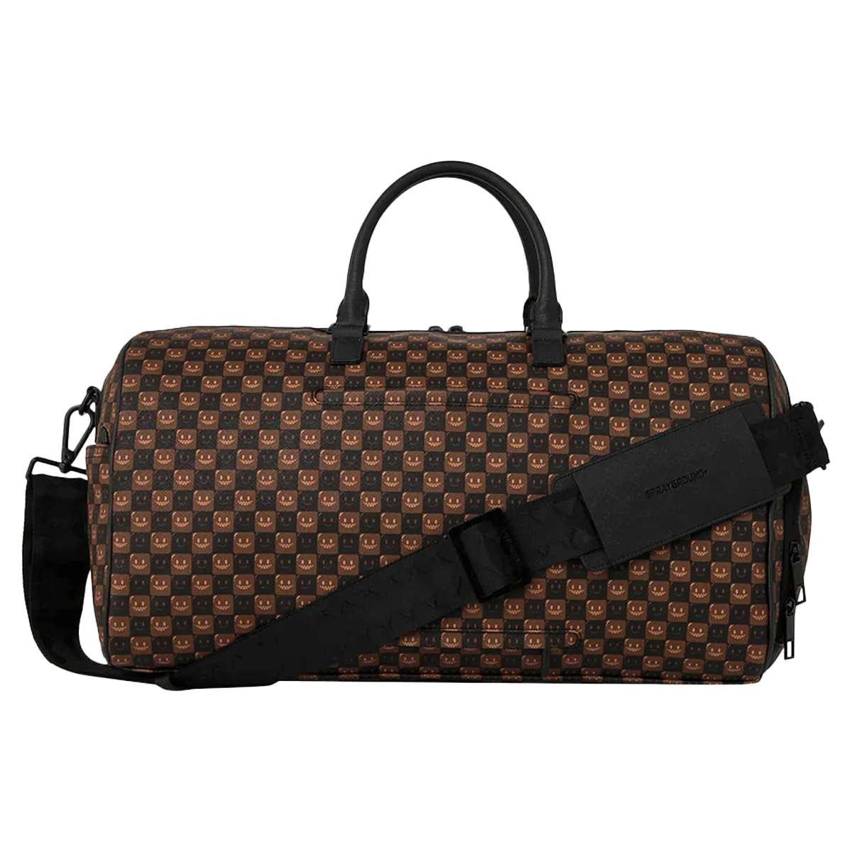 Sharks in Paris WTF Bubble Brown Check Sprayground