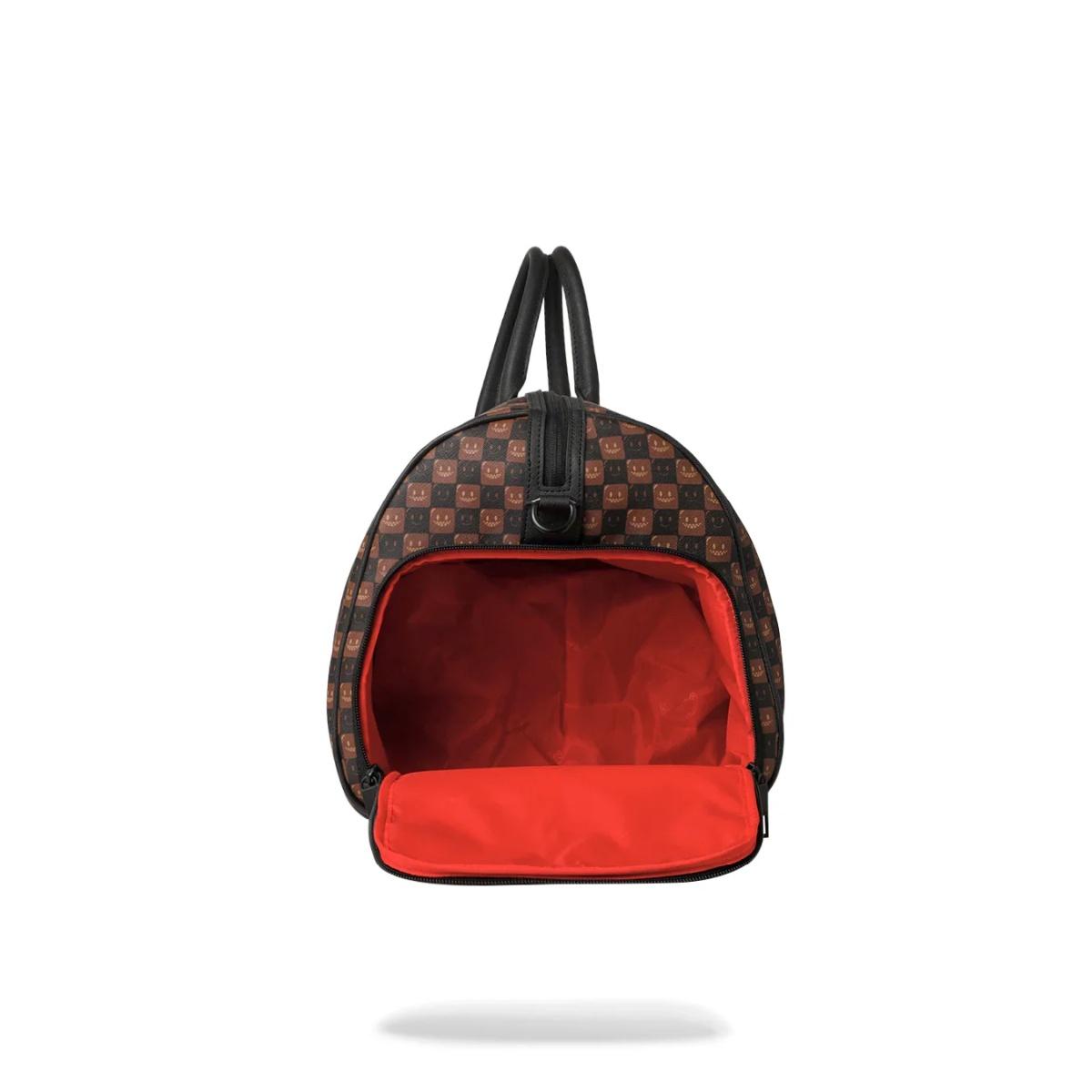 Sharks in Paris WTF Bubble Brown Check Sprayground