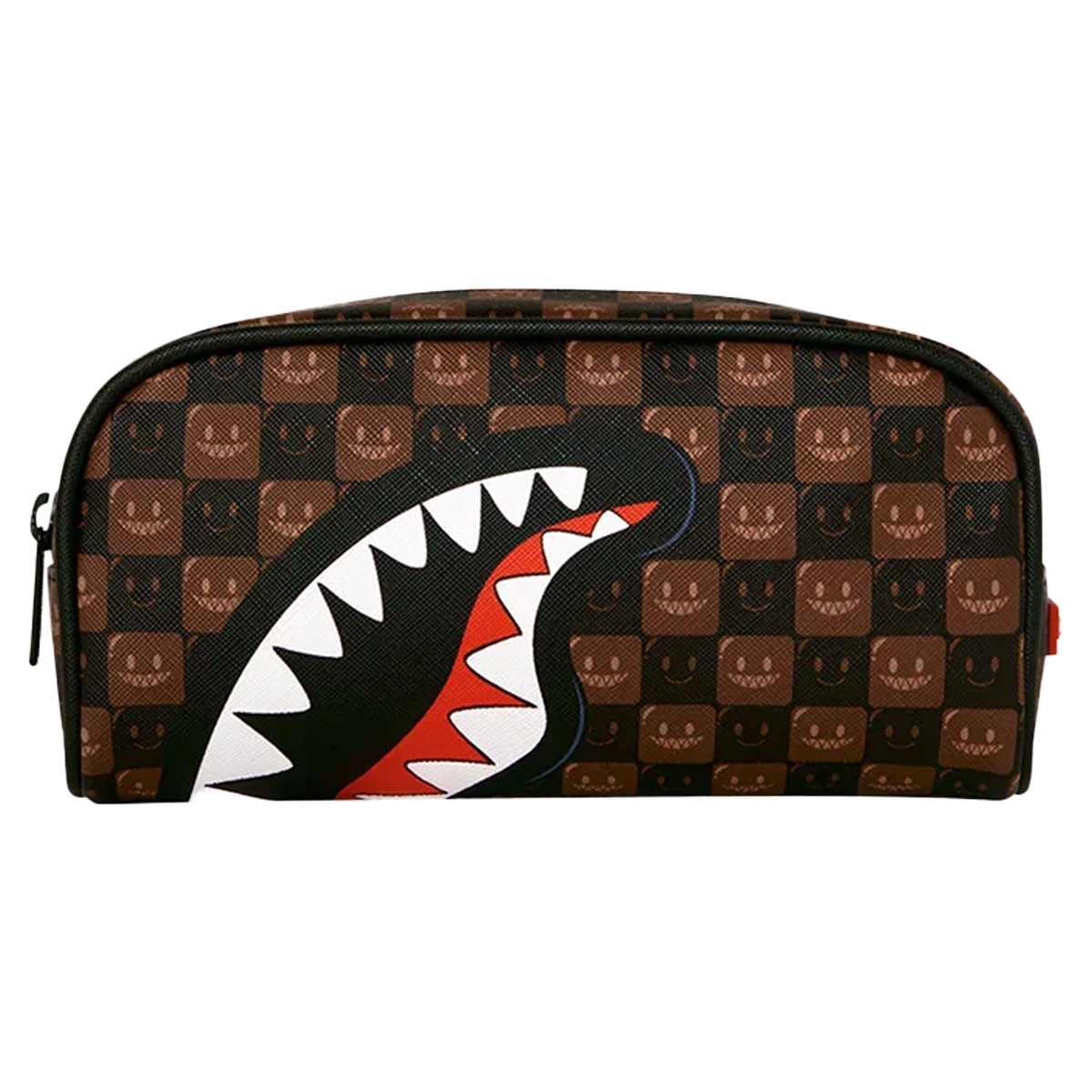 Sharks in Paris WTF Bubbly Brown Check Sprayground