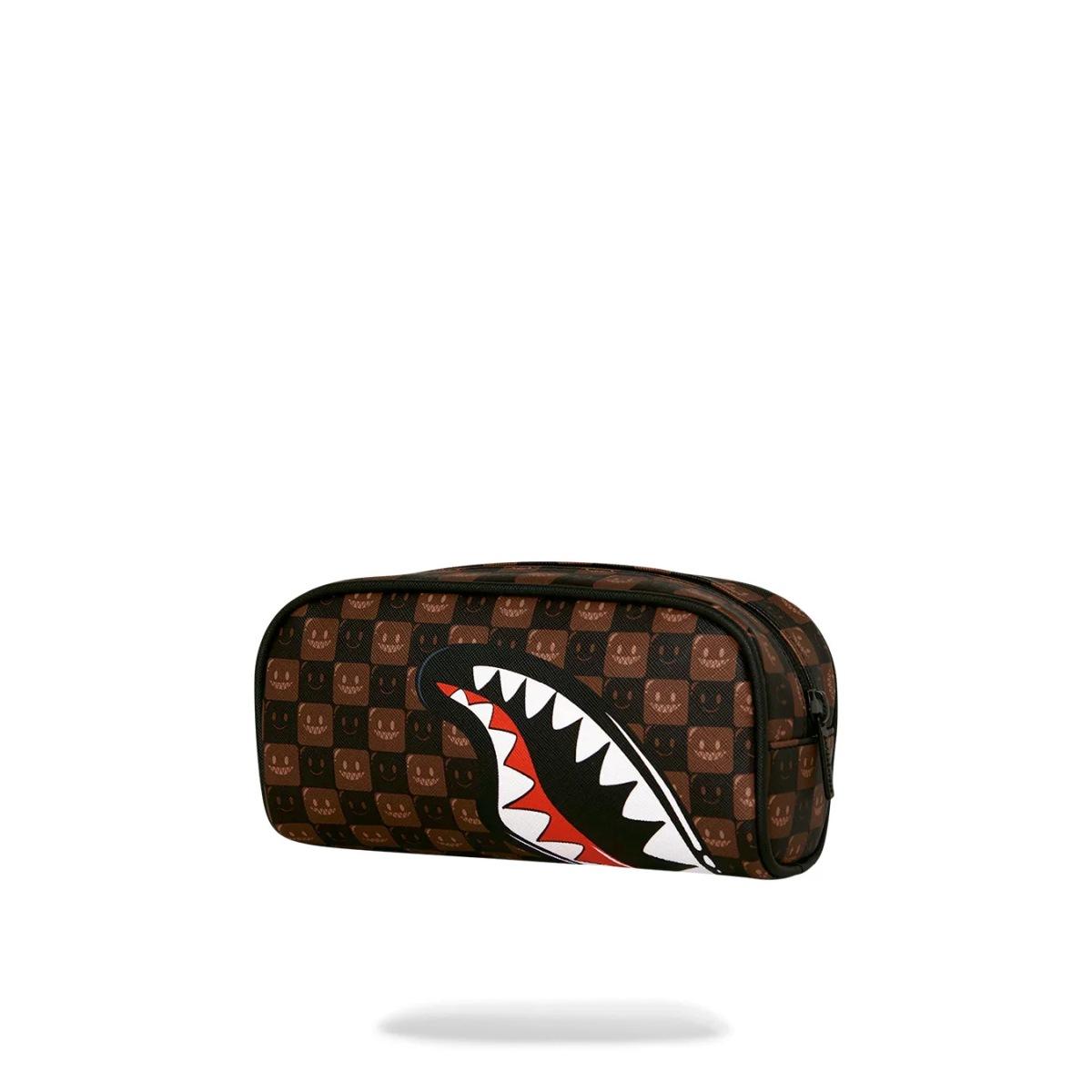 Sharks in Paris WTF Bubbly Brown Check Sprayground