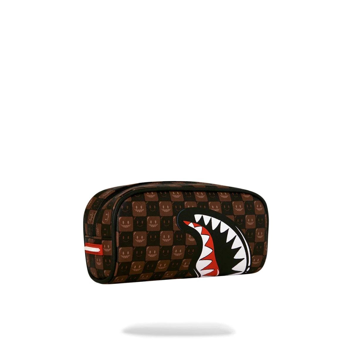 Sharks in Paris WTF Bubbly Brown Check Sprayground