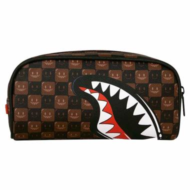 Sharks in Paris WTF Bubbly Brown Check Sprayground