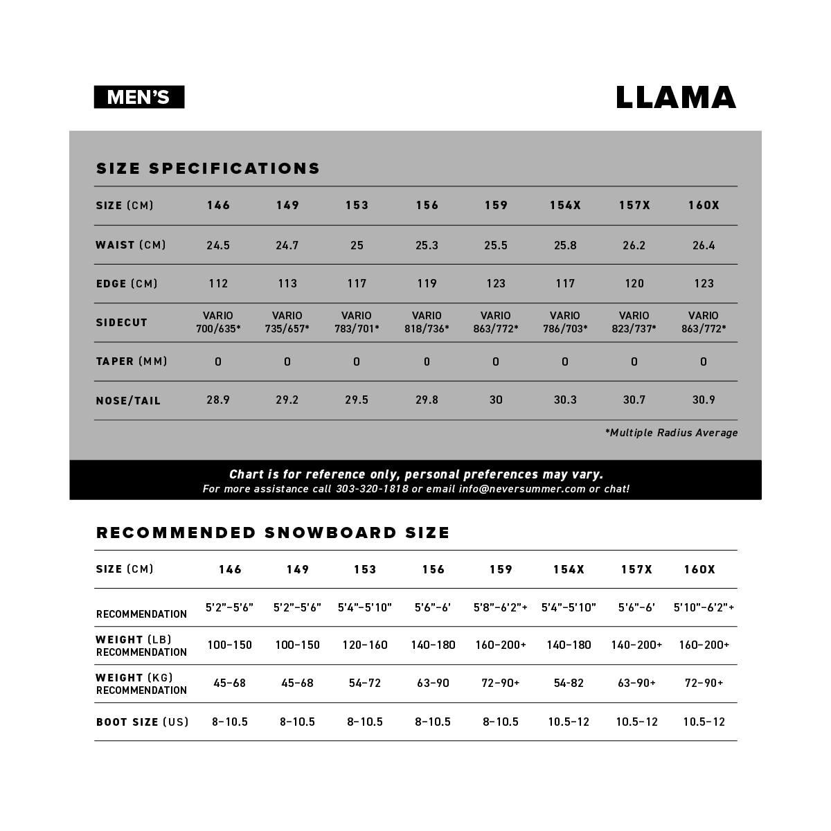 Llama 154X Never Summer