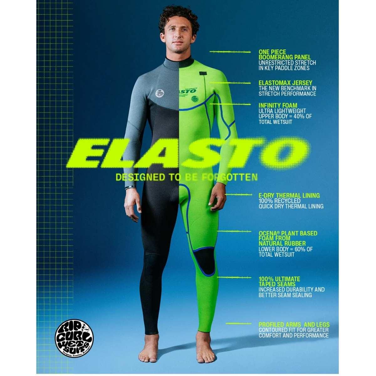 Elasto 4.3 Zip Free Rip Curl